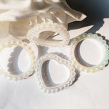 10pcs Circle Acrylic Beads, Large Circle Beads for Necklace Bracelet Earrings DIY Jewelry Decoration