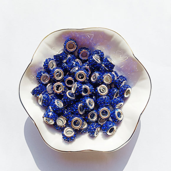 12*7mm 5mm hole Rhinstone beads images