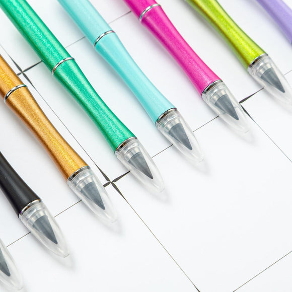 3Pcs Beadable Pencils, HB Pencil Refill, Inkless Everlasting Pencil DIY Reusable Eternal Pencil
