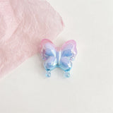 20pcs Butterfly Acrylic Beads, UV Plating Beads for Necklace Bracelet Earrings DIY Jewelry Decoration
