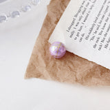 50pcs 16mm UV Plating Stripe Acrylic Beads for Jewelry Making Necklace Bracelet Earrings DIY Jewelry Decoration